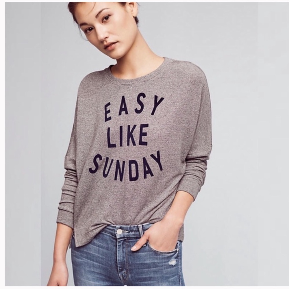 Anthropologie Sundry Easy Like Sunday Long Sleeve - Picture 4 of 6
